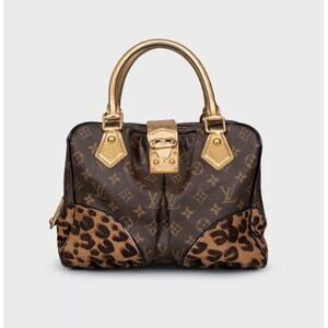 Chic Louis Vuitton Adele Canvas & Leather Tote Bag